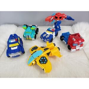 Lot 6 Playskool Heroes Transformers Rescue Bots Academy Construction Bot